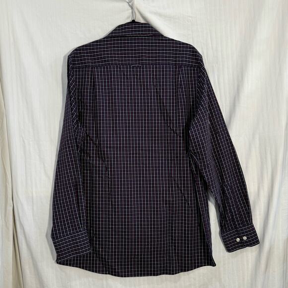 Nordstrom Men’s Shop Regular Fit Button Down Dress Shirt Size Large Wrinkle Free - Picture 5 of 5